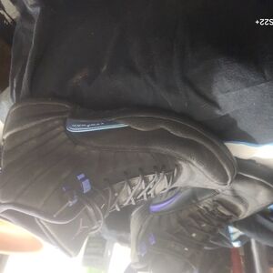 Black and Purple Sneakers